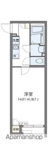 クレイノKsハイム七里【2階】の間取り