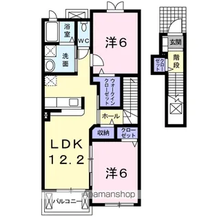 ハイジー ミヤタ Ⅰ【2階】の間取り