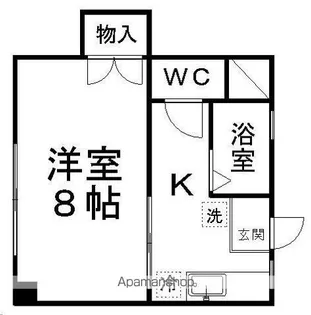ラ・フォーレ東照宮【303号室】の間取り