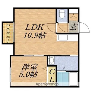 DOMUS(ドムス)【2階】の間取り