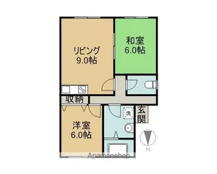 スイートハイツB【201号室】の間取り