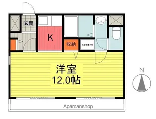 チェリーコーポラス【203号室】の間取り