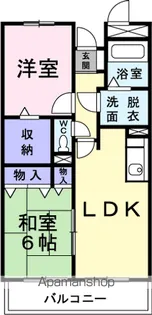 パルシャス東【1階】の間取り