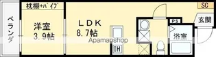 ルミナス尼崎【3階】の間取り