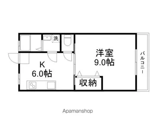 レイクサイドヒカリ【401号室】の間取り