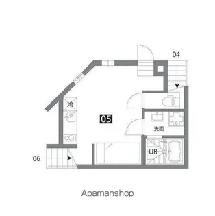 カラスヤマテラスEW【1階】の間取り