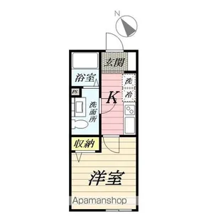 フローラ湘南茅ヶ崎【2階】の間取り