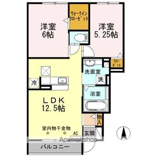 シャルマン・スクエア【1階】の間取り