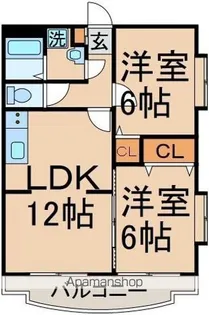 プレイン杉【1階】の間取り