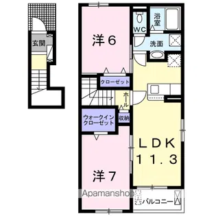 ARDORE TAIKI【2階】の間取り