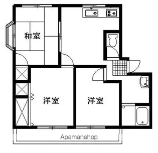 パールハイツ【201号室】の間取り