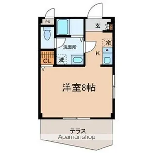 オータム・ライト2【1階】の間取り