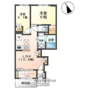 レインボーマウンテンⅠ【1階】の間取り