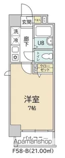 クオーレプロバンス南行徳Ⅱ【6階】の間取り