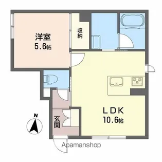 南田宮レジデンス【1階】の間取り