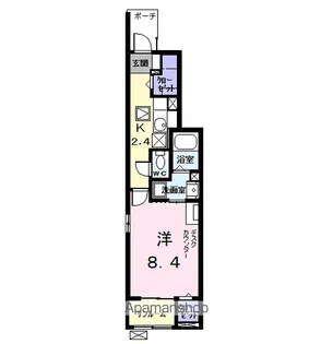 サザンカ ガーデン【1階】の間取り