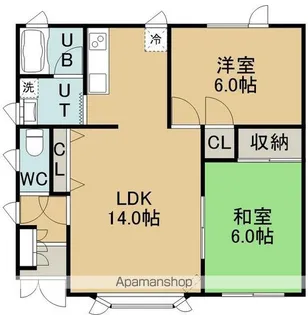 K&M【203号室】の間取り