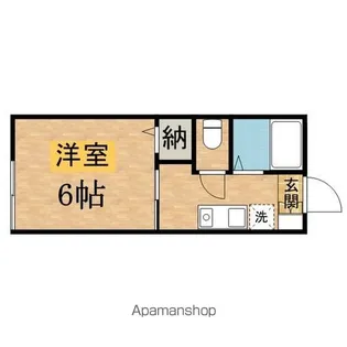 コンフォール【206号室】の間取り