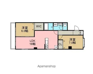 日比野ハイツ【3階】の間取り