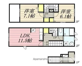 レガルシー【2階】の間取り