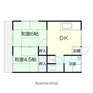 楠ヶ台荘【101号室】の間取り