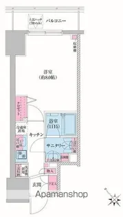 レジディア荻窪Ⅲ【6階】の間取り