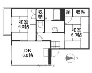 カーサ ツインクル Ⅱ棟【1階】の間取り