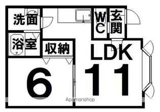 ピアヒルズⅡ【1階】の間取り