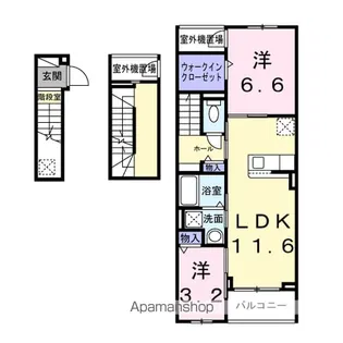 アルカディアⅢ【3階】の間取り