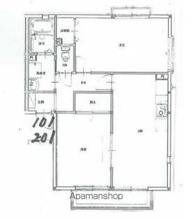 アパシオン【2階】の間取り