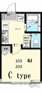 ルピナス馬橋【1階】の間取り