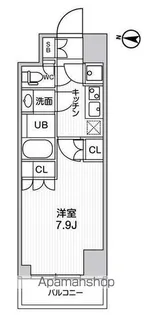 ガリシア森下Ⅴ【5階】の間取り