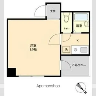 SーFORT日本橋箱崎【9階】の間取り