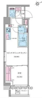 クレヴィアリグゼ世田谷松陰神社前【7階】の間取り