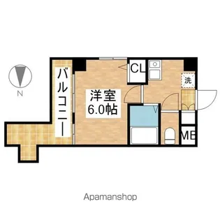 イヅミマンション【3C号室】の間取り