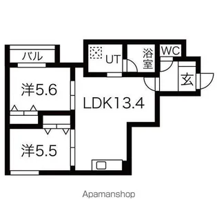 デイトナ【4階】の間取り