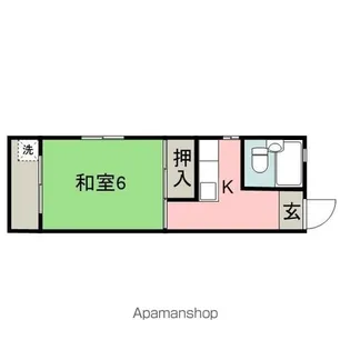 メゾン学園【104号室】の間取り