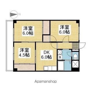 スミタスヴィレッジ和泉【1階】の間取り