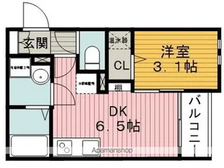 イルフィオーレパオⅤ【1階】の間取り