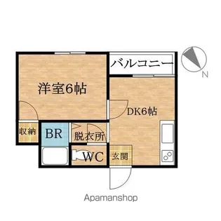 山田マンション【4階】の間取り