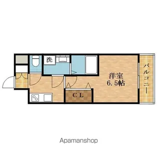 エスリードレジデンス都島シティフロント【6階】の間取り