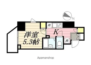 CLAREGRACE松戸【2階】の間取り