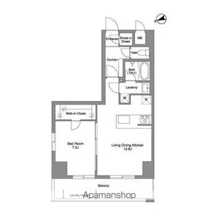 PRIMA STELLA【3階】の間取り