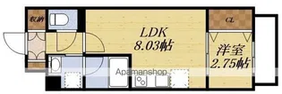 FORTUNEY江坂Ⅱ【3階】の間取り