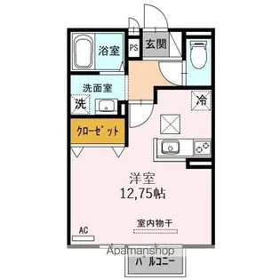 サンローズ B棟【101号室】の間取り