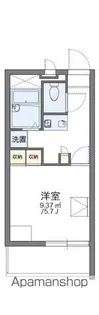 レオパレスナルニ【2階】の間取り