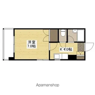 第1品川ビル【7階】の間取り