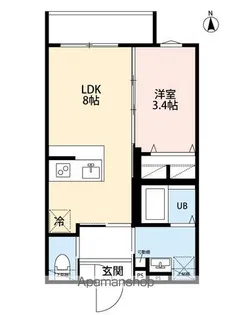 ROBOT HOME 都立家政【2階】の間取り
