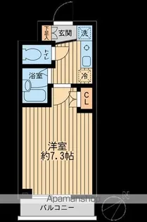 レジディア行徳【6階】の間取り