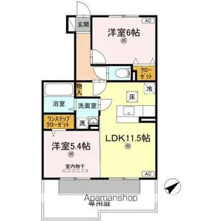 RAY SAKAMOTO【1階】の間取り